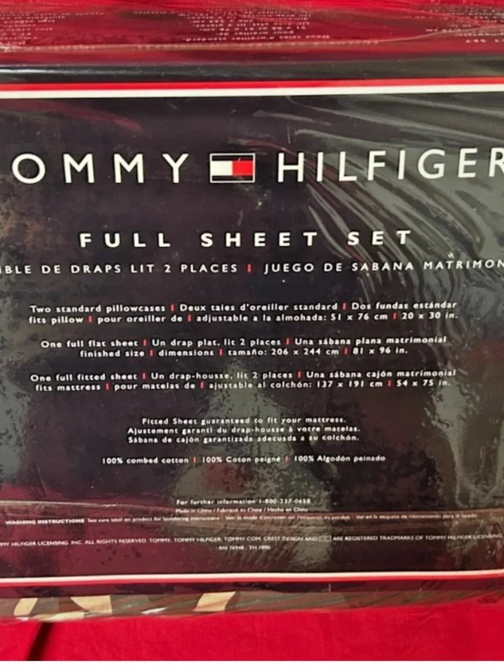 NEW~FULL Sheet Set~vtg Tommy Hilfiger green garrison camo camouflage~100% cotton
